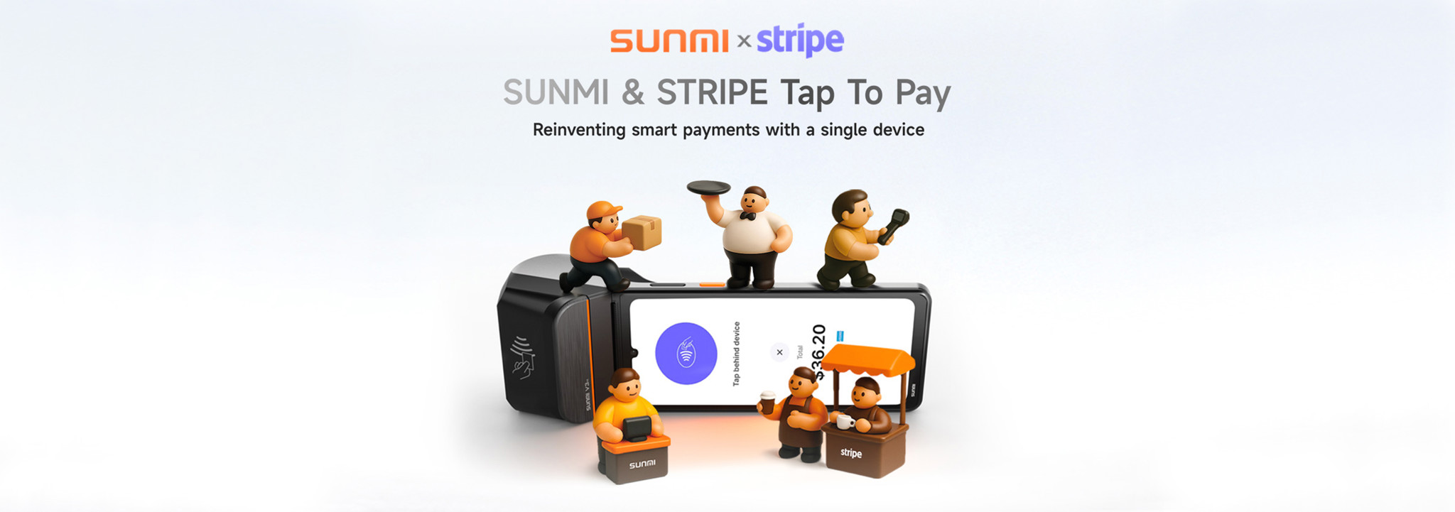 Ab sofort unterstützen alle Android-POS-Geräte von SUNMI Stripe Tap to Pay