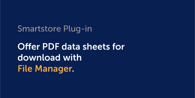 Plug-in: Offer downloadable PDF data sheets with the File Manager