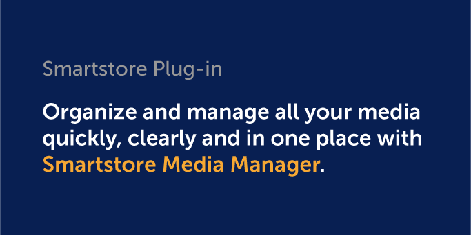 Plug-in: Work systematically and in a structured manner with the new media manager
