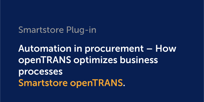 Plug-in: Automation in Procurement - How openTRANS Optimizes Business Processes