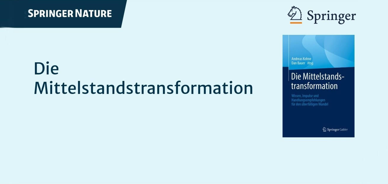SmartStore AG Vorstandsmitglied als Co-Autor im Springer-Fachbuch zur Mittelstandstransformation