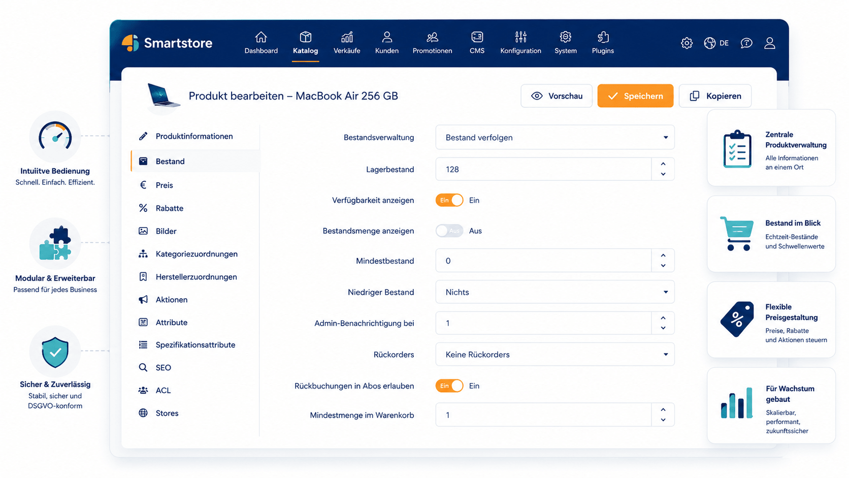 Smartstore Backend